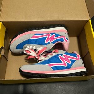 Marc Jacobs Blue, Pink and Gray Kids Retro Trainer Sneakers